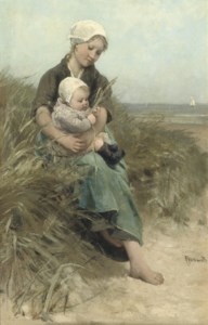 Moedertrots: in the dunes
