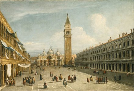 The Piazza San Marco, Venice, looking East along the Central Line