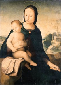 The Madonna and Child in a Landscape