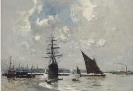 Ships on the Thames