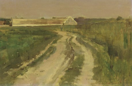 Farmer on a Country Road