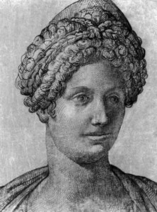 Head of a woman