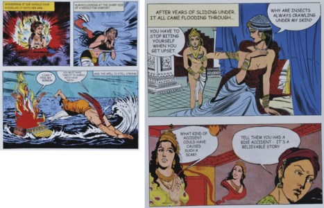 Diptych from Tales of Amnesia (Bike Accident; The Spell)