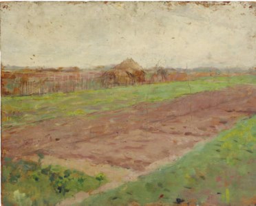 Planting field ( recto ); Riverbed ( verso )