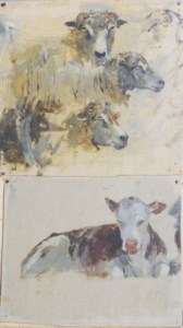 Study of farm animals; and five companion studies