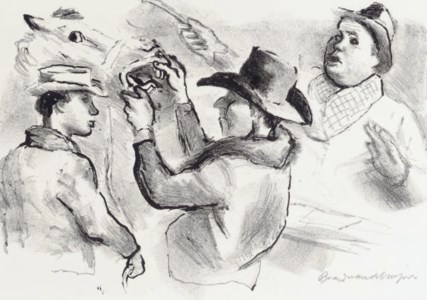 The Horse Auction; and twelve companion prints