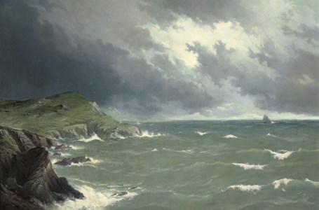 A rocky coastline