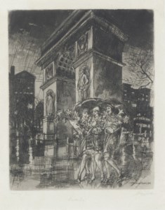 Easter Eve, Washington Square (Morse 222)