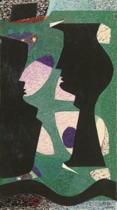 Silhouettes; Portrait of a man