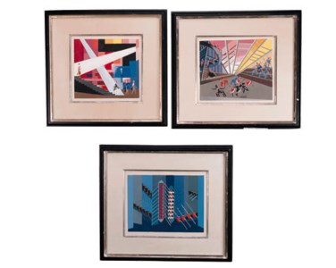 Stage designs for various productions