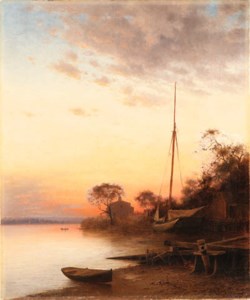 Twilight Along the River