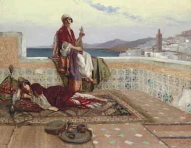 On the terrace, Tangiers