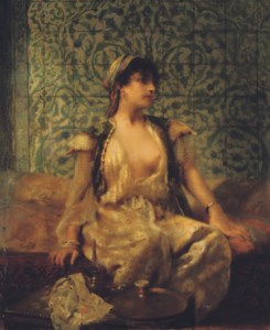 A harem beauty