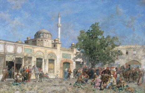Il mercato di Costantinopoli, presso le mura: The market of Constantinople