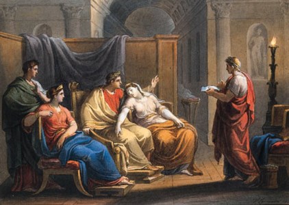 VIRGILIO LEGGE L'ENEIDE AD AUGUSTO