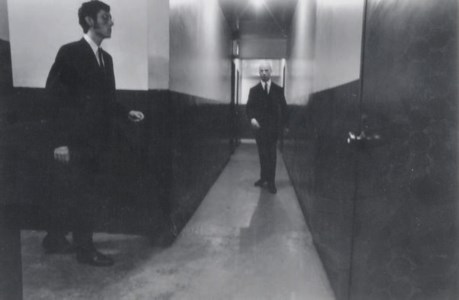 Untitled (men in hall), c. 1975