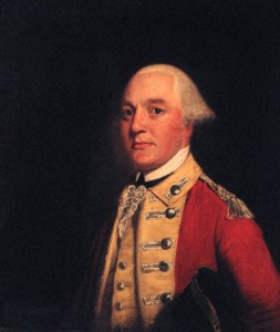 Portrait of an Officer, half-length, in uniform, with a tricorn under his arm