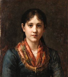Portrait of a young lady