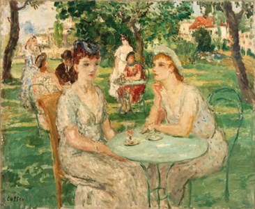 Deux femmes au jardin