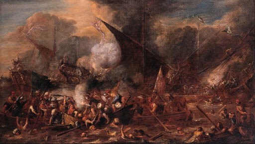 A naval engagement