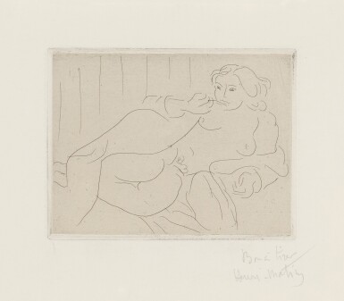Nu couché sur le côté, les jambes repliées (Duthuit 189)