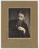 GEORGE BERNARD. Photograph Signed, "G. Bernard Shaw," bust portrait by Frederick H. Evans,