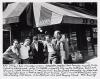 Cassady, Ginsberg, LaVigne, Ferlinghetti outside City Lights Bookstore, San Francisco, CA. 1956; pri