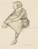 Girl Lacing her Shoe