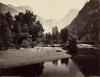 The Domes from Yosemite Valley. 1865-66; printed 1870s