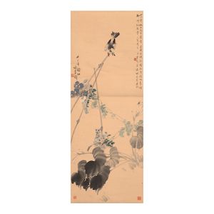 Bird and Flower, Dedicated to C.T. Feng, (1899-2000), 1943