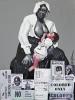 Untitled (Woman Nursing Child Over Jim Crow Era Signs.)