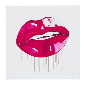 Sara Pope (British, born 1973) Candy Crush Giclée print in colours with screenprinted varnish, 2025, on Somerset Satin wove paper, signed and inscribed 'A/P' in pencil, an artist's proof aside from the numbered edition of 30, printed by Jealous Gallery, published by Jonty Hearnden, London, the full sheet, unframedSheet 580 x 580mm (22 7/8 x 22 7/8in)