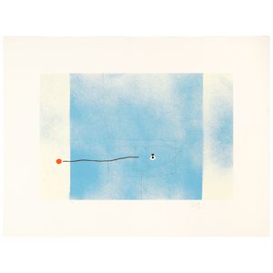 Victor Pasmore R.A. (British, 1908-1998) Apollo I Screenprint in colours, 1985, on Arches wove paper, signed with the initials, dated and numbered 12/70 in pencil (there were also 20 artist's proofs), printed by Kelpra Studio, with their blindstamp, published by Marlborough Fine Art Ltd., London, the full sheet, unframedImage 418 x 640mm (16 1/2 x 25 1/4in)Sheet 662 x 882mm (26 x 34 3/4in)