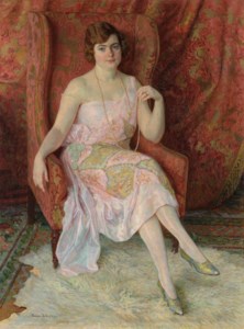 Portrait of the artist's wife Antonie Erhardt (1894-1969)