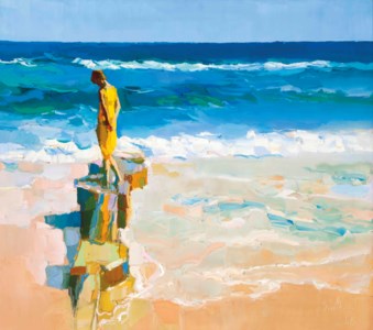 Untitled (figure at the beach)