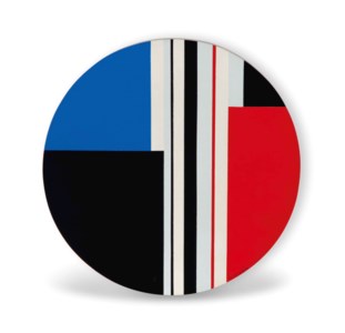 Red and Blue Tondo