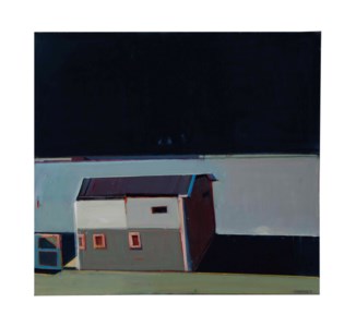 Landscape with a barn