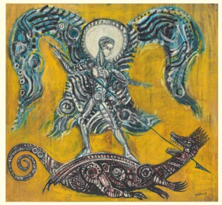 UNTITLED [ARCHANGEL MICHAEL AND THE DRAGON]