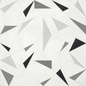 Composition with Grey Triangles