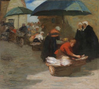 A Flemish fishmarket