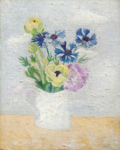 Flowers in a White Mug