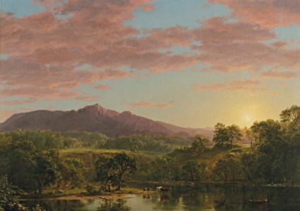 Frederic Edwin Church, A New England Lake