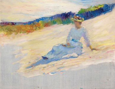 Sunlight, Girl on Beach, Avalon