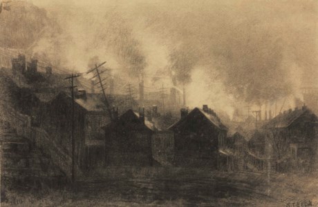 Painter's Row As It Stood in the Spring of 1908 (Pittsburgh)