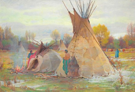 The Chief's Sweat Bath, Crow Reservation, Montana