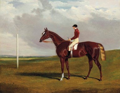 Hornsea , winner of the 1836 Goodwood Cup, with Bill Scott up