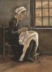 Naaiende vrouw (Woman Sewing)