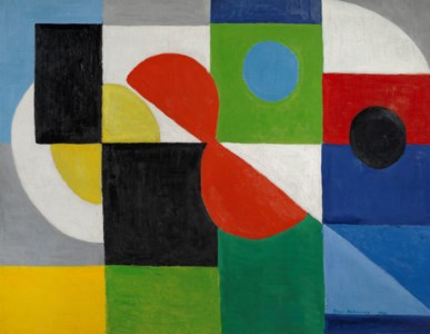 Sonia Delaunay, Rythme-Couleur (no. 132)