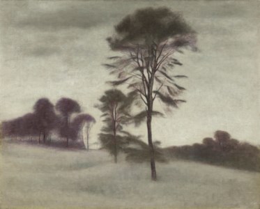 Vilhelm Hammershøi, Landskab. Sommer. "Ryet".