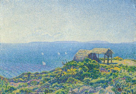 L'île du Levant vue du Cap Bénat, Provence